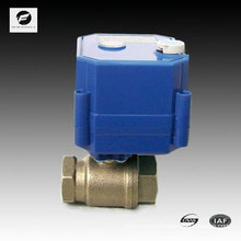2 way motorized operated valve with manual override for softner machine